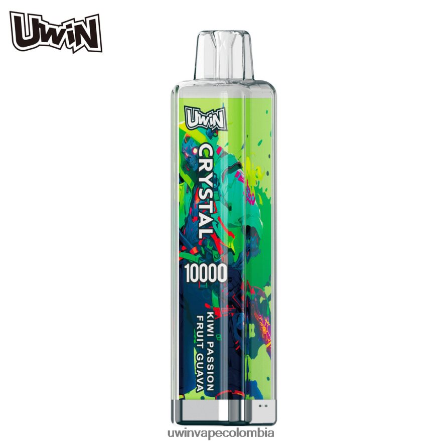 Uwin Vape Bogotá kiwi maracuyá guayaba | UWIN CRYSTAL 10000 vaporizadores desechables 24R0R48