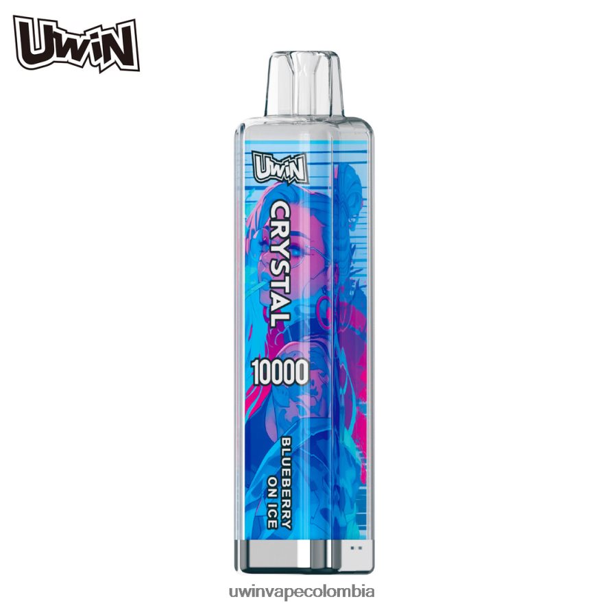 Uwin Vape Cigarrillo Electrónico arándano en hielo | UWIN CRYSTAL 10000 vaporizadores desechables 24R0R44