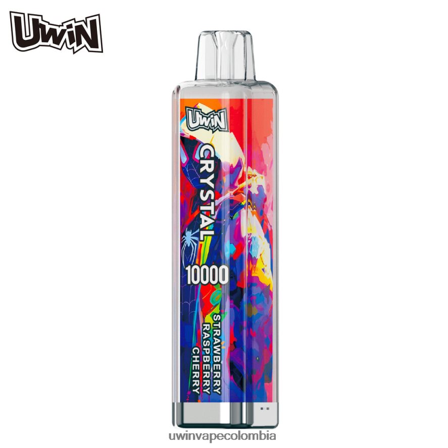 Uwin Vape Colombia fresa frambuesa cereza | UWIN CRYSTAL 10000 vaporizadores desechables 24R0R47
