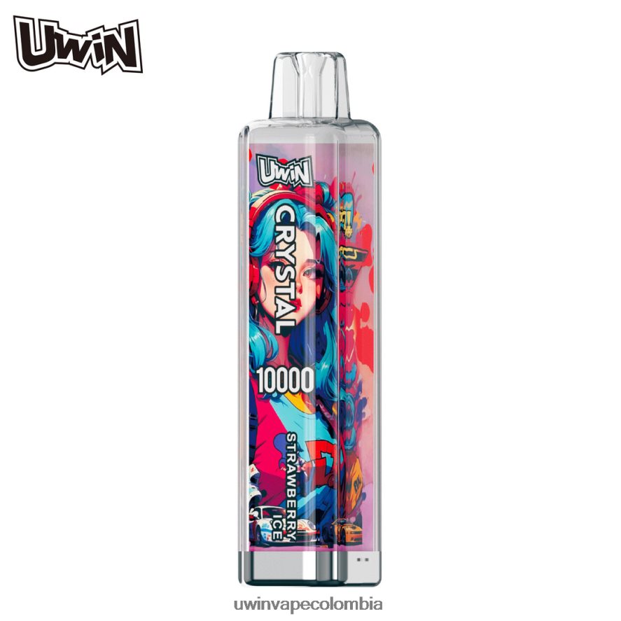 Uwin Vape En Línea hielo de fresa | UWIN CRYSTAL 10000 vaporizadores desechables 24R0R49