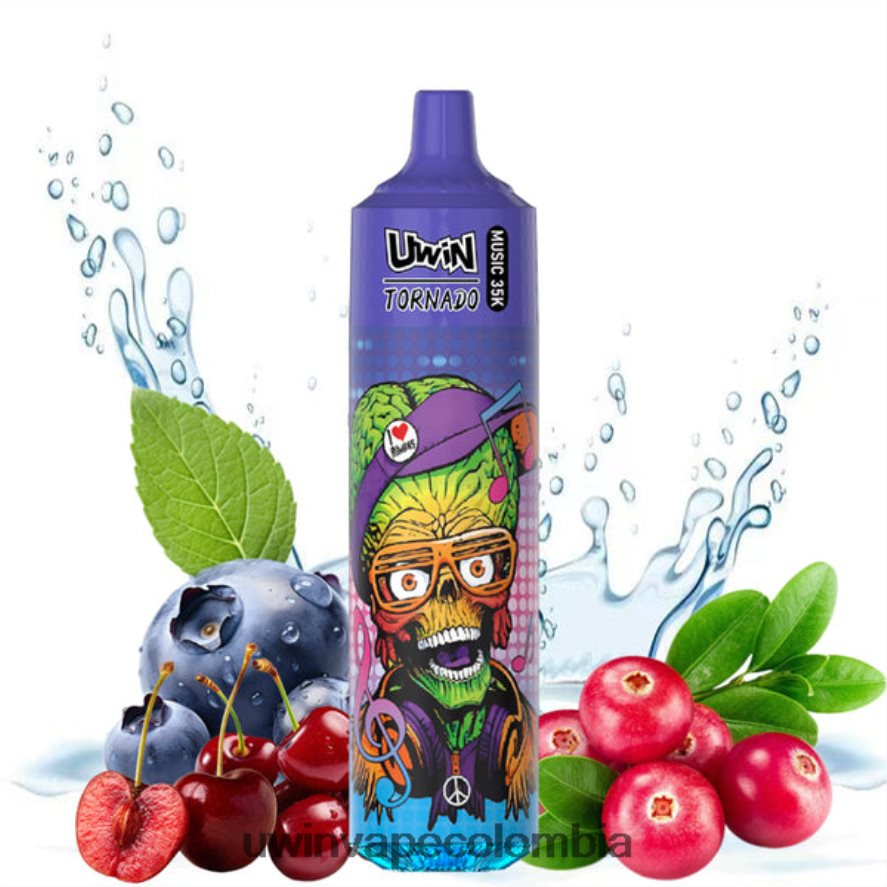 Uwin Vape Bogotá arándano cereza arándano | UWIN CRYSTAL vaporizador desechable 35k 24R0R426