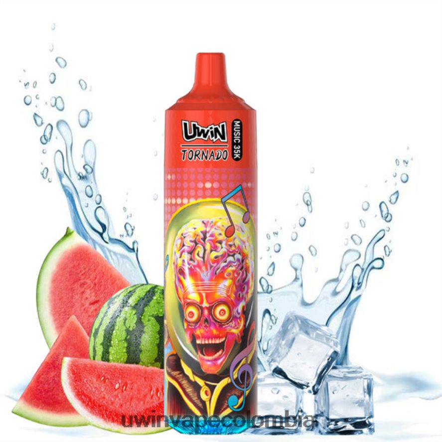 Uwin Vape Bogotá hielo de sandia | UWIN CRYSTAL vaporizador desechable 35k 24R0R420