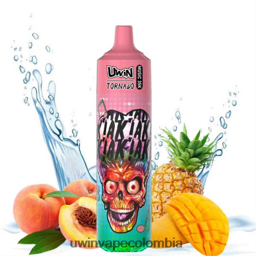 Uwin Vape Colombia durazno mango piña | UWIN CRYSTAL vaporizador desechable 35k 24R0R425