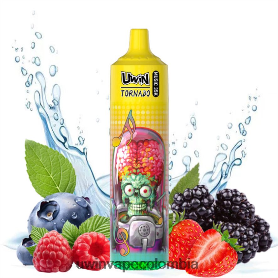 Uwin Vape Recargable bayas mixtas | UWIN CRYSTAL vaporizador desechable 35k 24R0R429