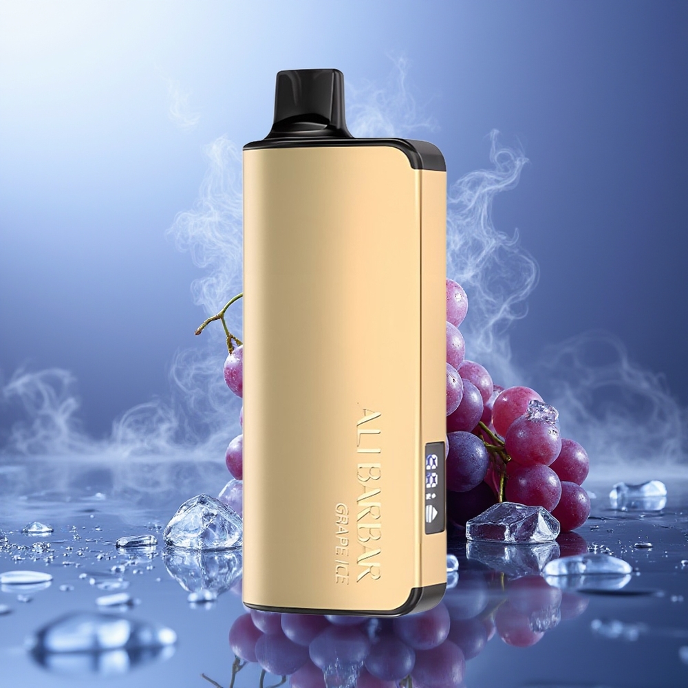 Alibarbar Ingot 9000 Puffs 22ml 2350mah LED Uva Hielo