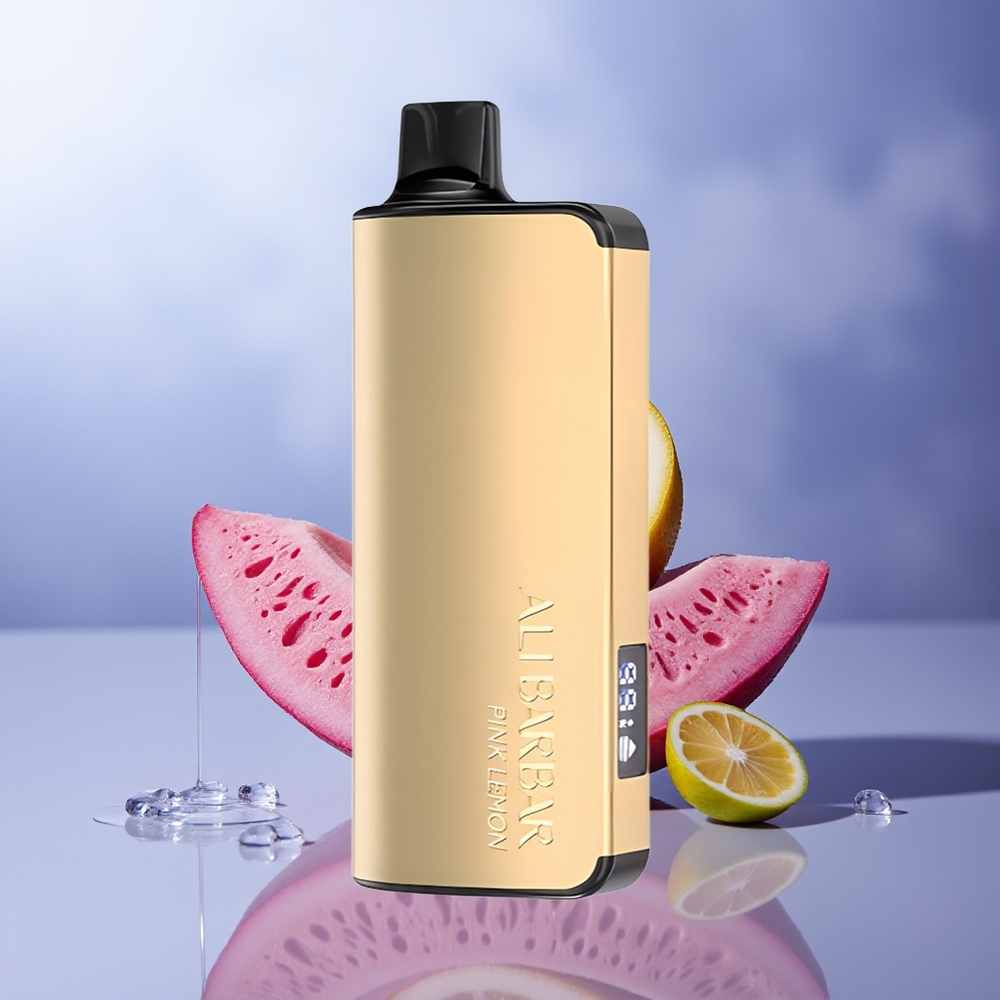 Alibarbar Ingot 9000 Puffs 22ml 2350mah Limón Rosa Vape Desechable