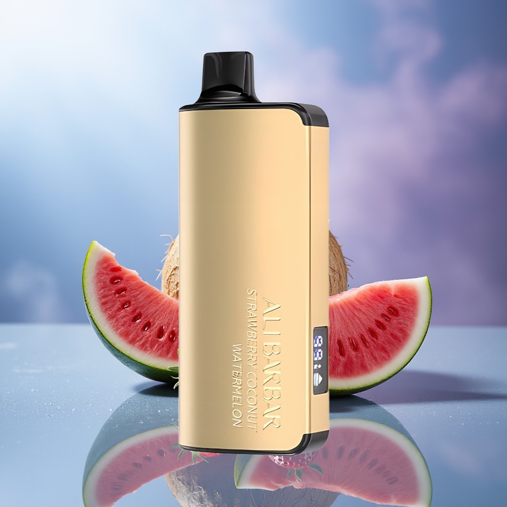 Alibarbar Ingot 9000 Puffs Fresa Coco Sandía 22ml 2350mah LED