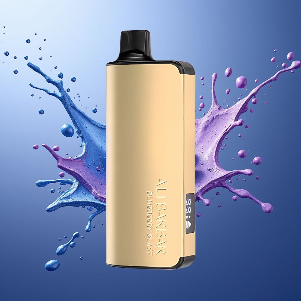 Alibarbar Ingot 9000 Puffs Vape Explosión de Arándano 22ml 2350mah LED