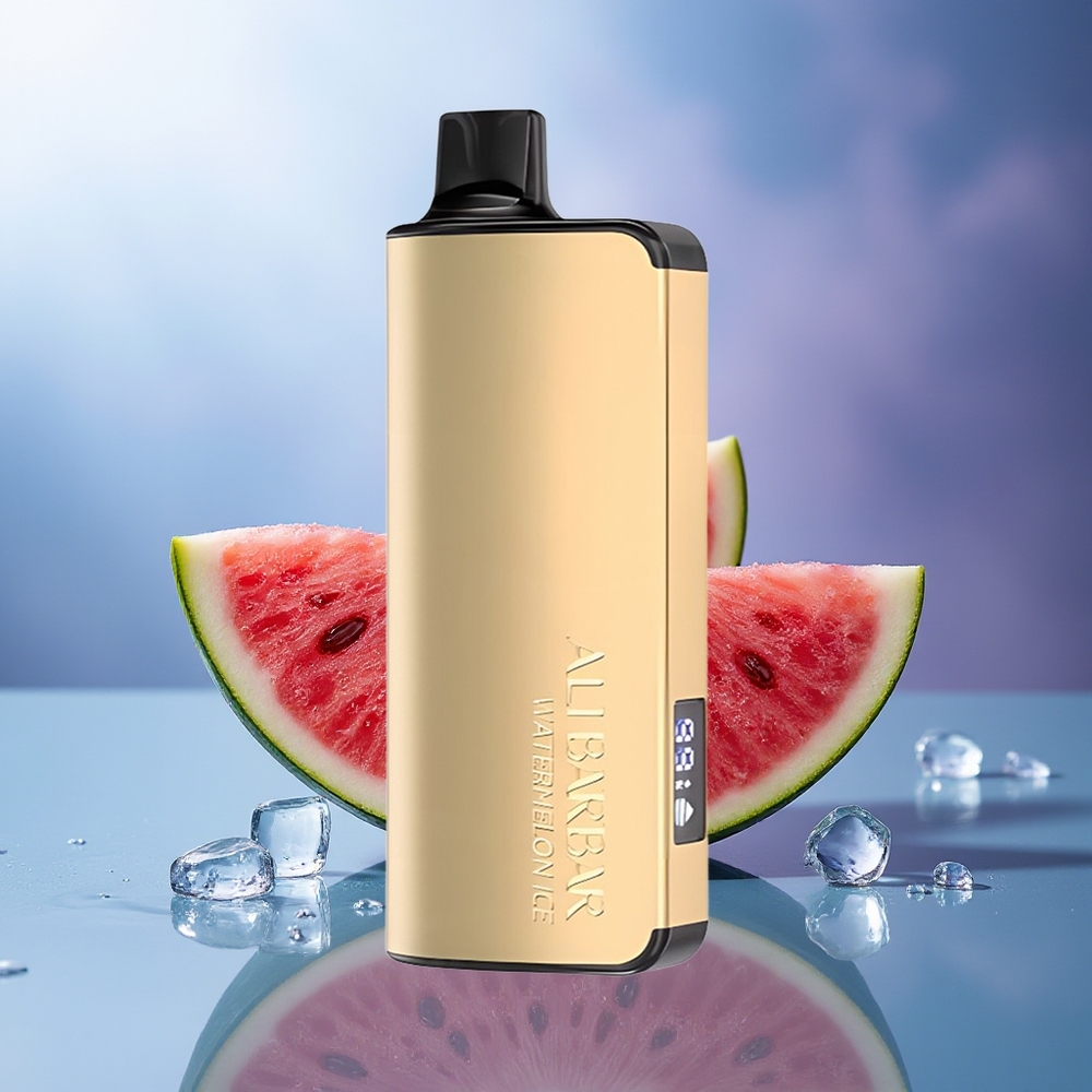 Alibarbar Ingot 9000 Puffs Vape Sandía Hielo 22ml 2350mah LED