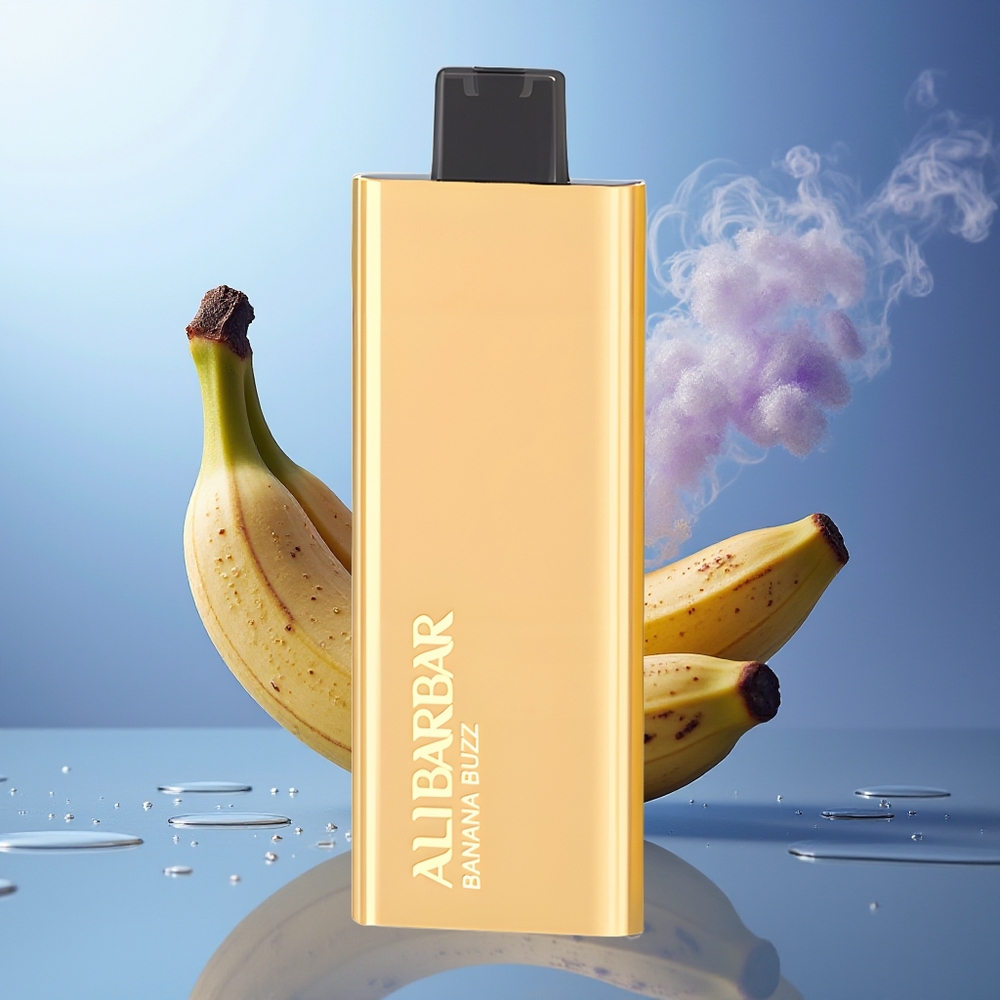 Alibarbar Pandora 7000 Puffs Banana Buzz 17 ml 1.0 Ohm