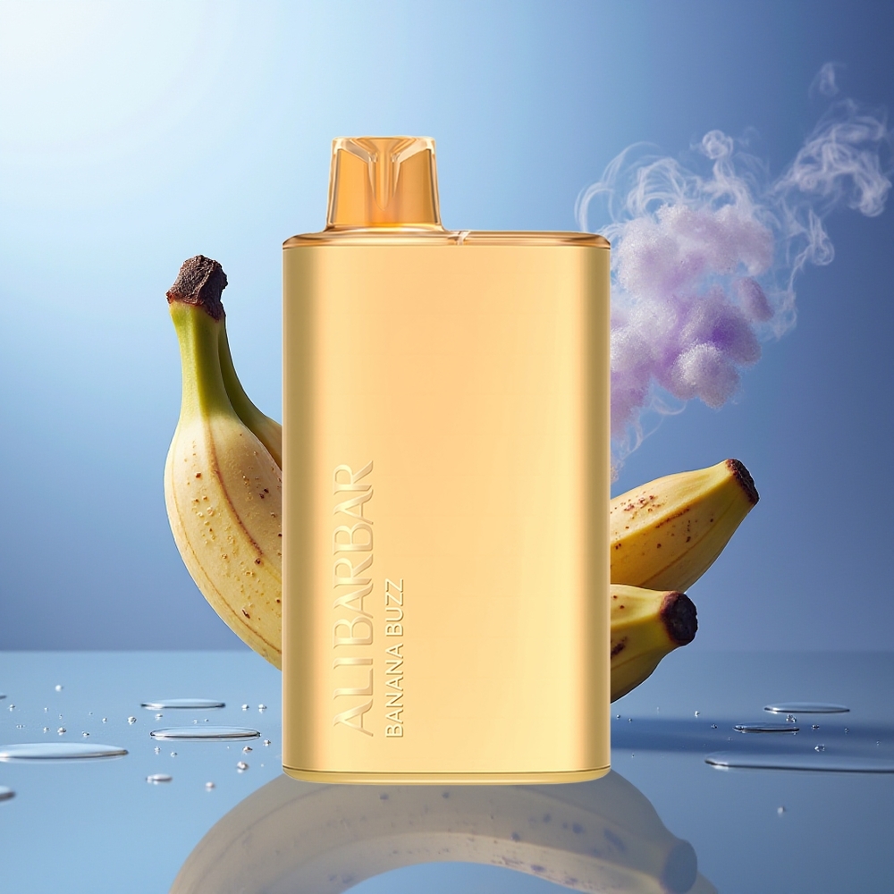Alibarbar Rich 8000 Puffs Vape Desechable Banana Buzz 20ml 2000mAh 1.1Ohm