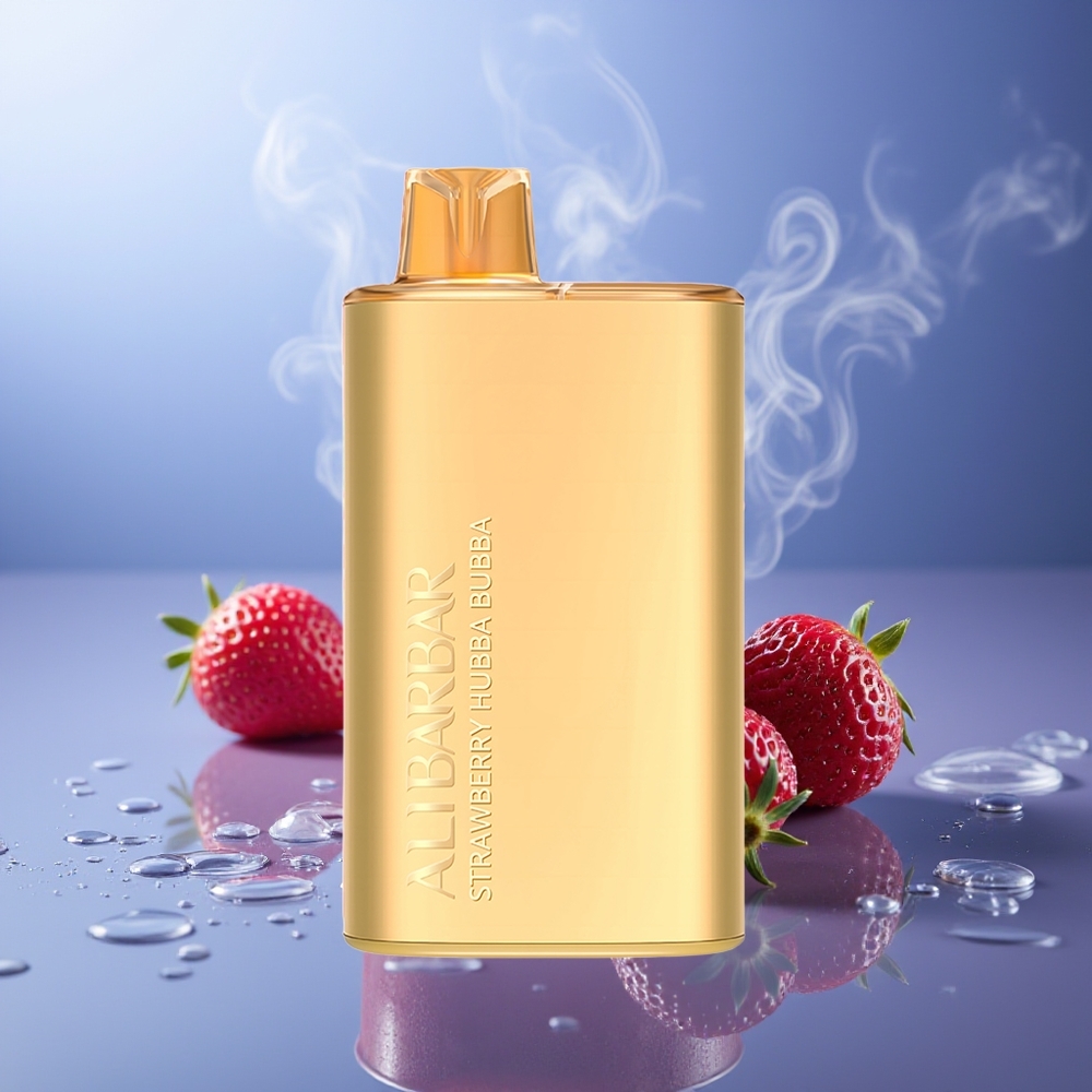 Alibarbar Rich 8000 Puffs Vape Desechable Fresa Hubba Bubba 20ml 2000mAh 1.1Ohm