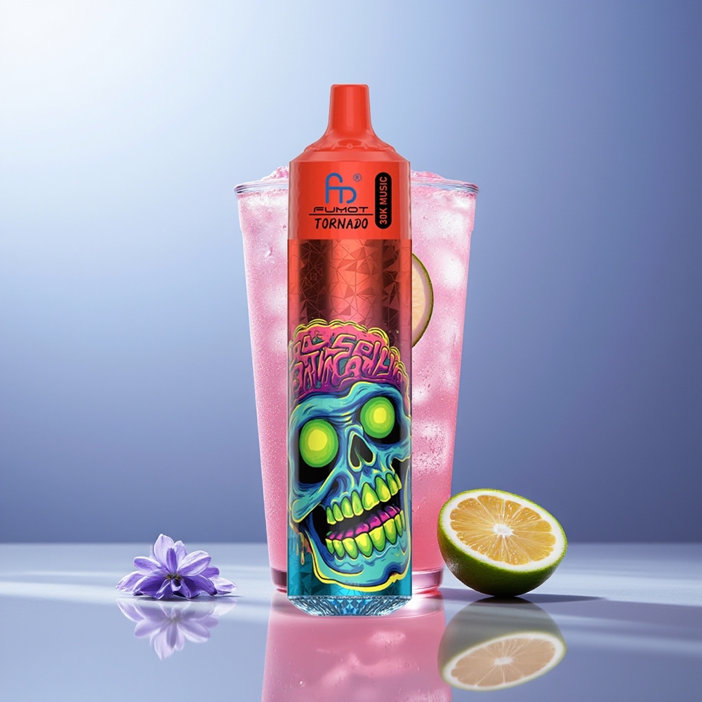Fumot RandM Tornado 30000 Puffs Limonada Rosa 30mL 5% LED