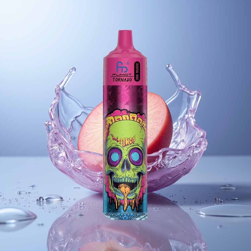 Fumot Randm Tornado 30000 Bocadillos Durazno Hielo 30mL 5% LED