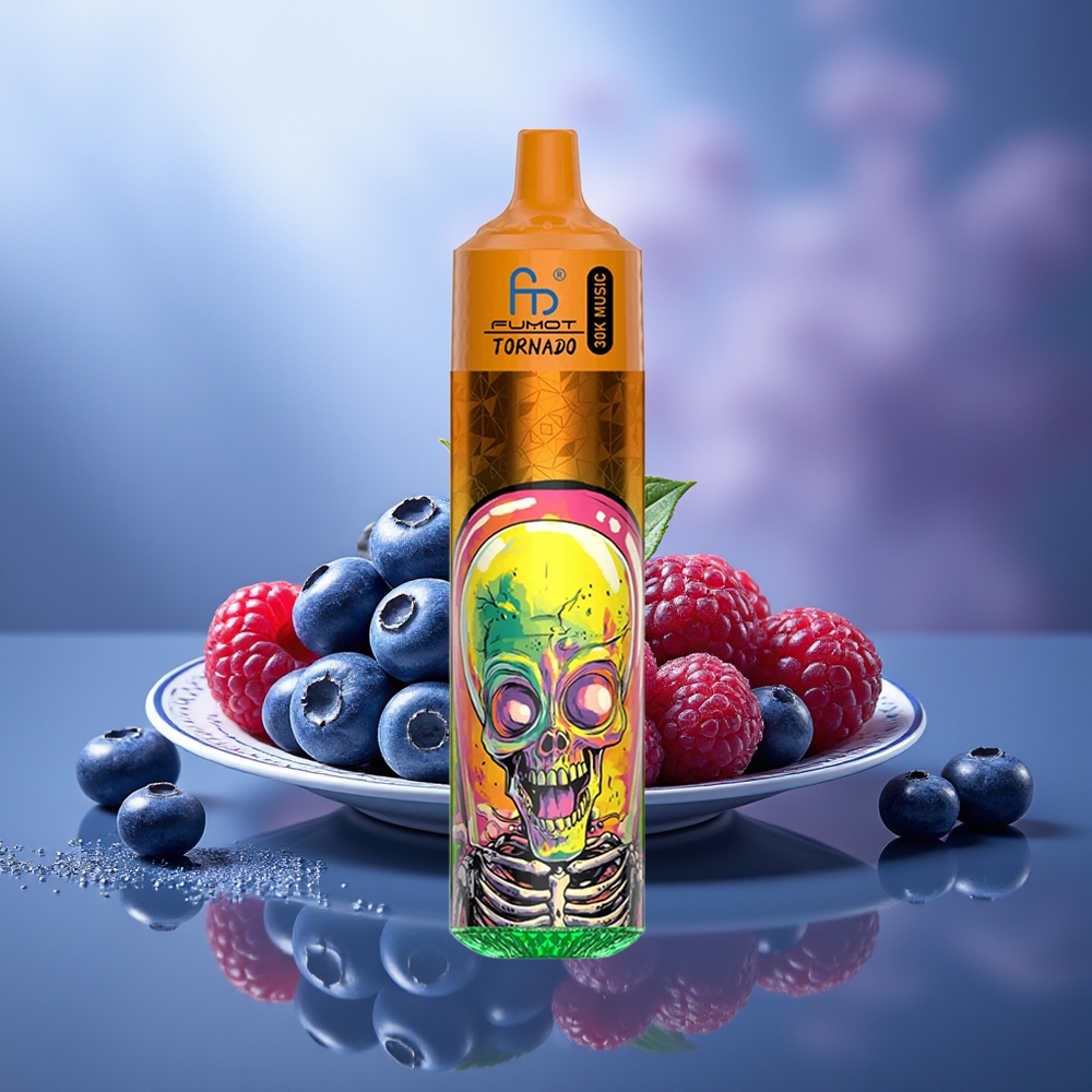 Fumot Randm Tornado 30000 Bocanadas Arándano Frambuesa 30mL 5% LED