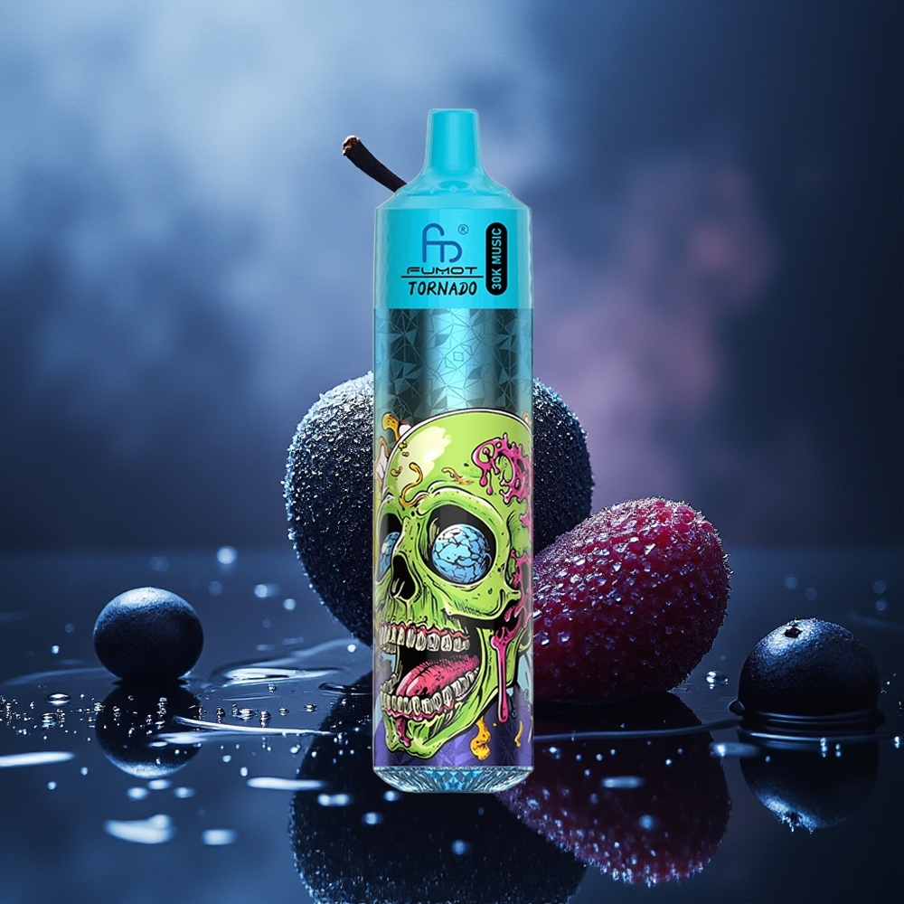 Fumot Randm Tornado 30000 Chupadas Hielo Negro 30mL 5% 600mAh