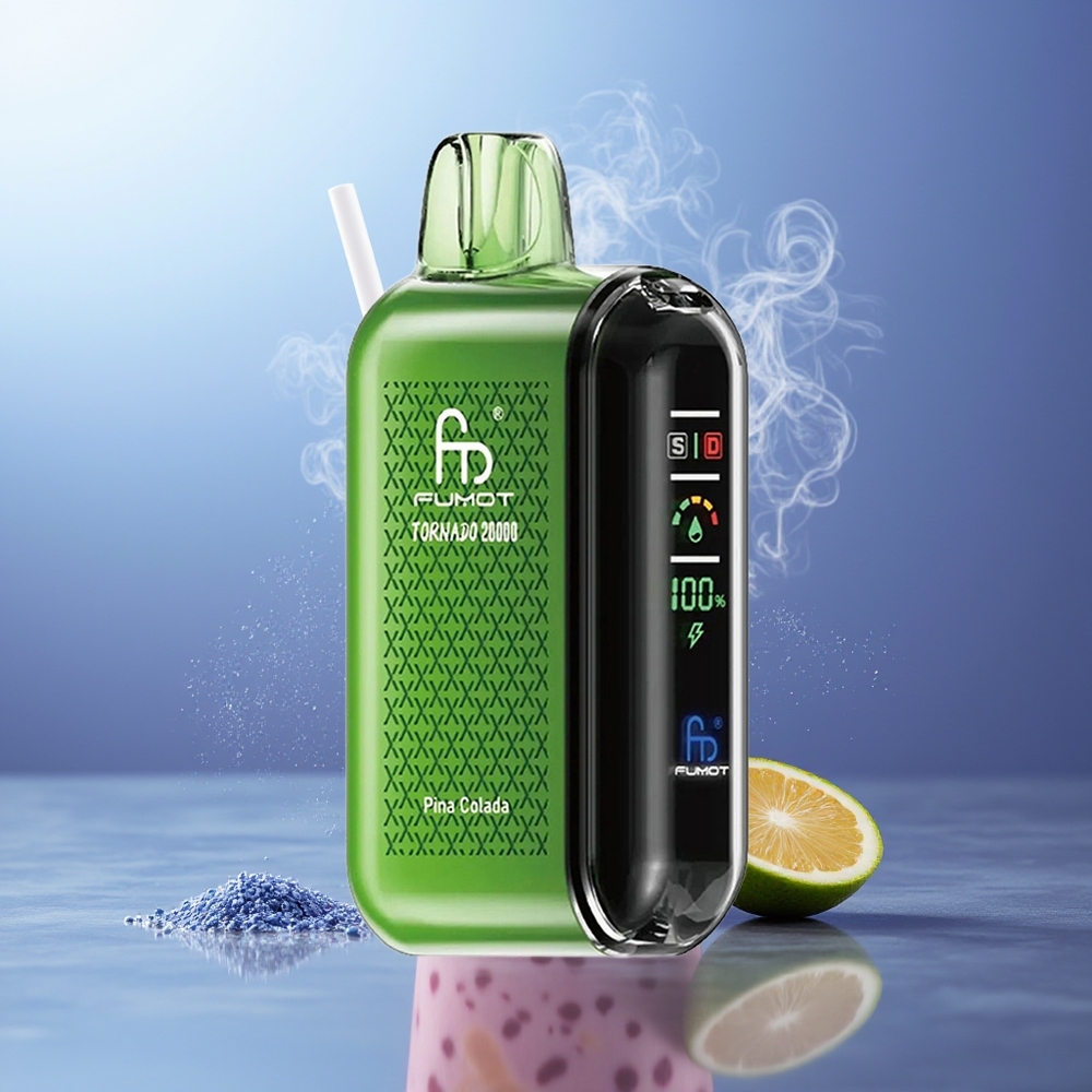 Fumot Tornado 20000 Bocados Piña Colada Dual Mesh Coil 20ml 850mAh