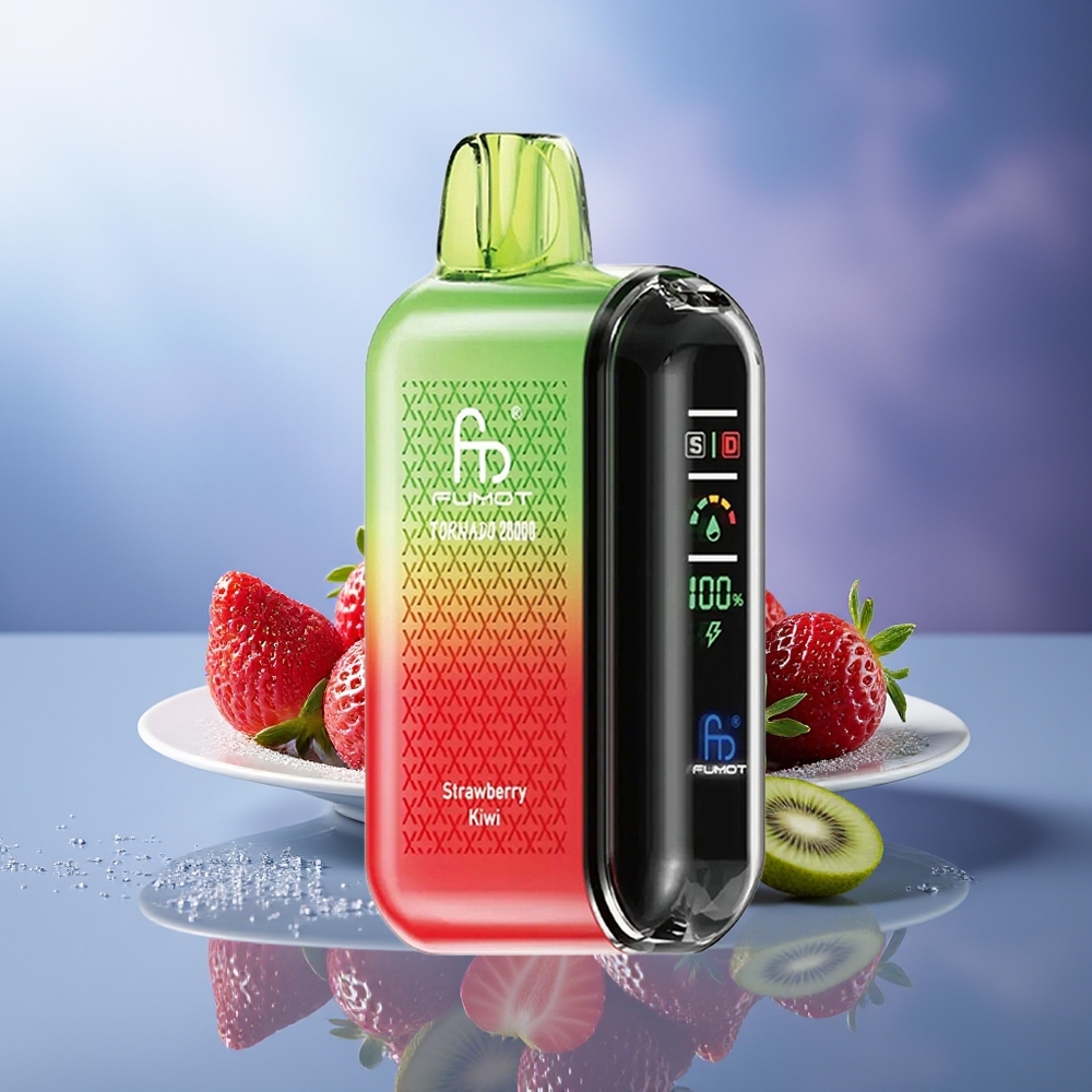 Fumot Tornado 20000 Puffs Fresa Kiwi Dual Mesh Coil 20ml 850mAh