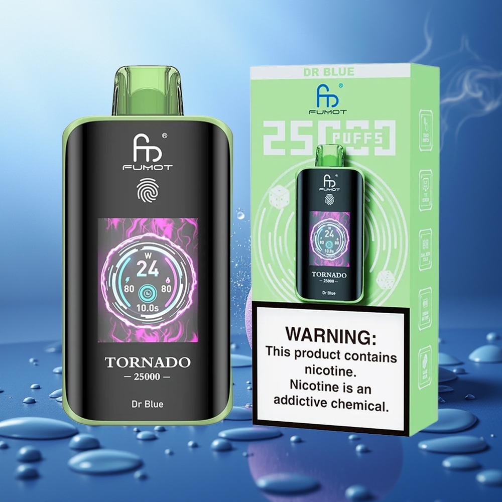Fumot Tornado 25000 Puffs Dr Azul Pantalla HD 700mAh 20ml