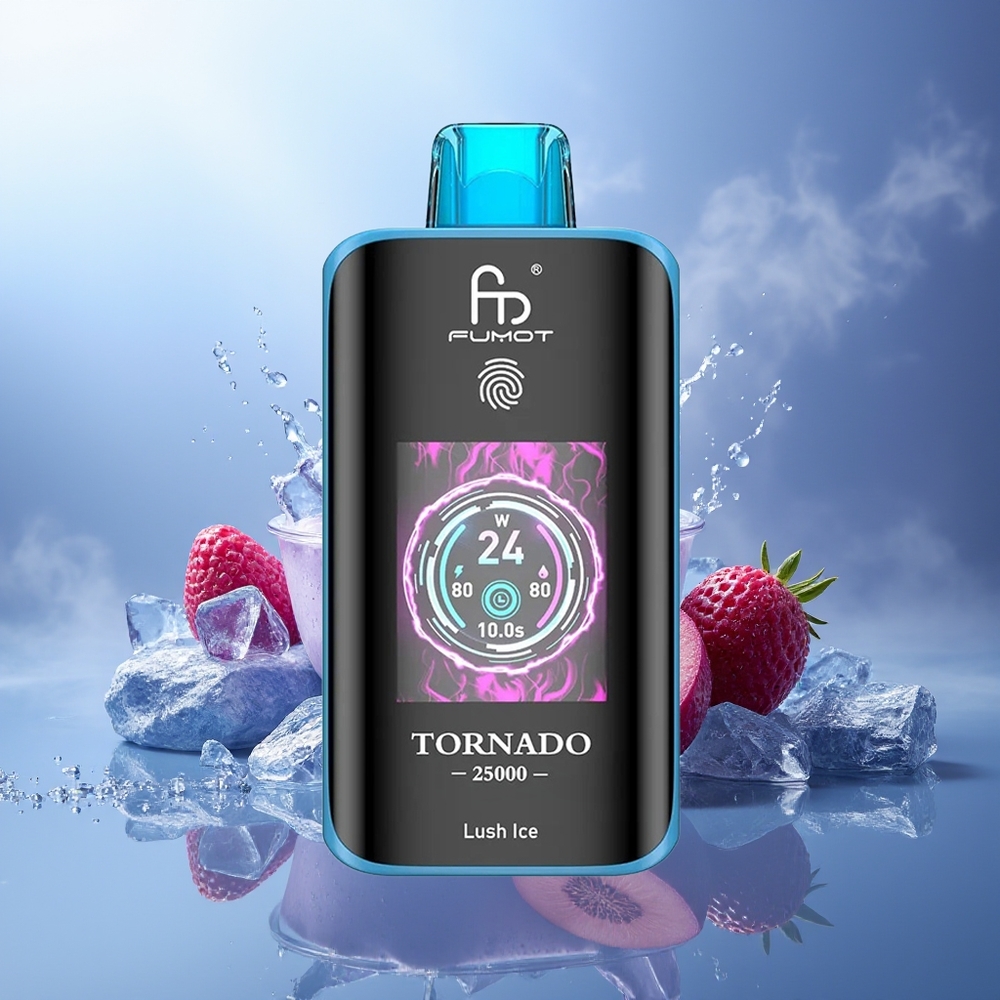 Fumot Tornado 25000 Puffs Lush Ice HD Screen 700mAh 20ml