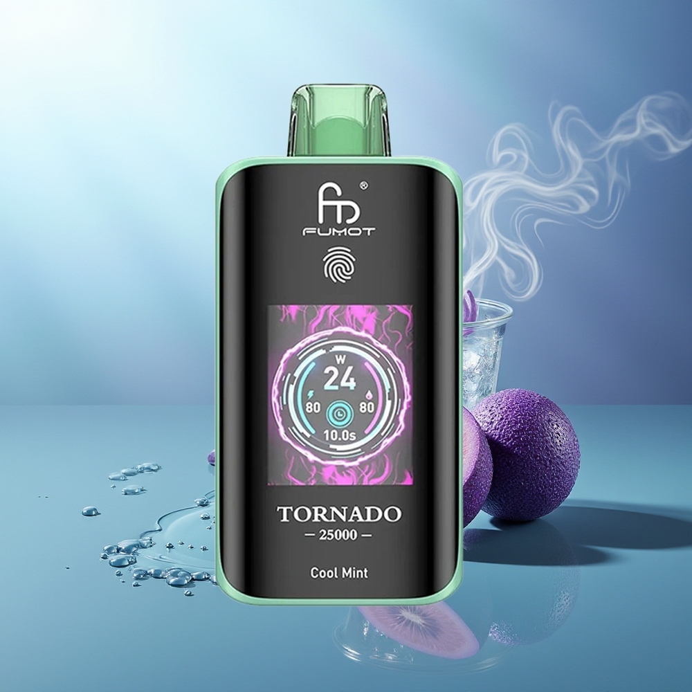 Fumot Tornado 25000 Puffs Menta Refrescante HD Screen 700mAh 20ml