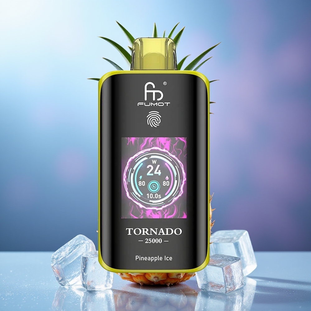 Fumot Tornado 25000 Puffs Piña Hielo HD Screen 700mAh 20ml