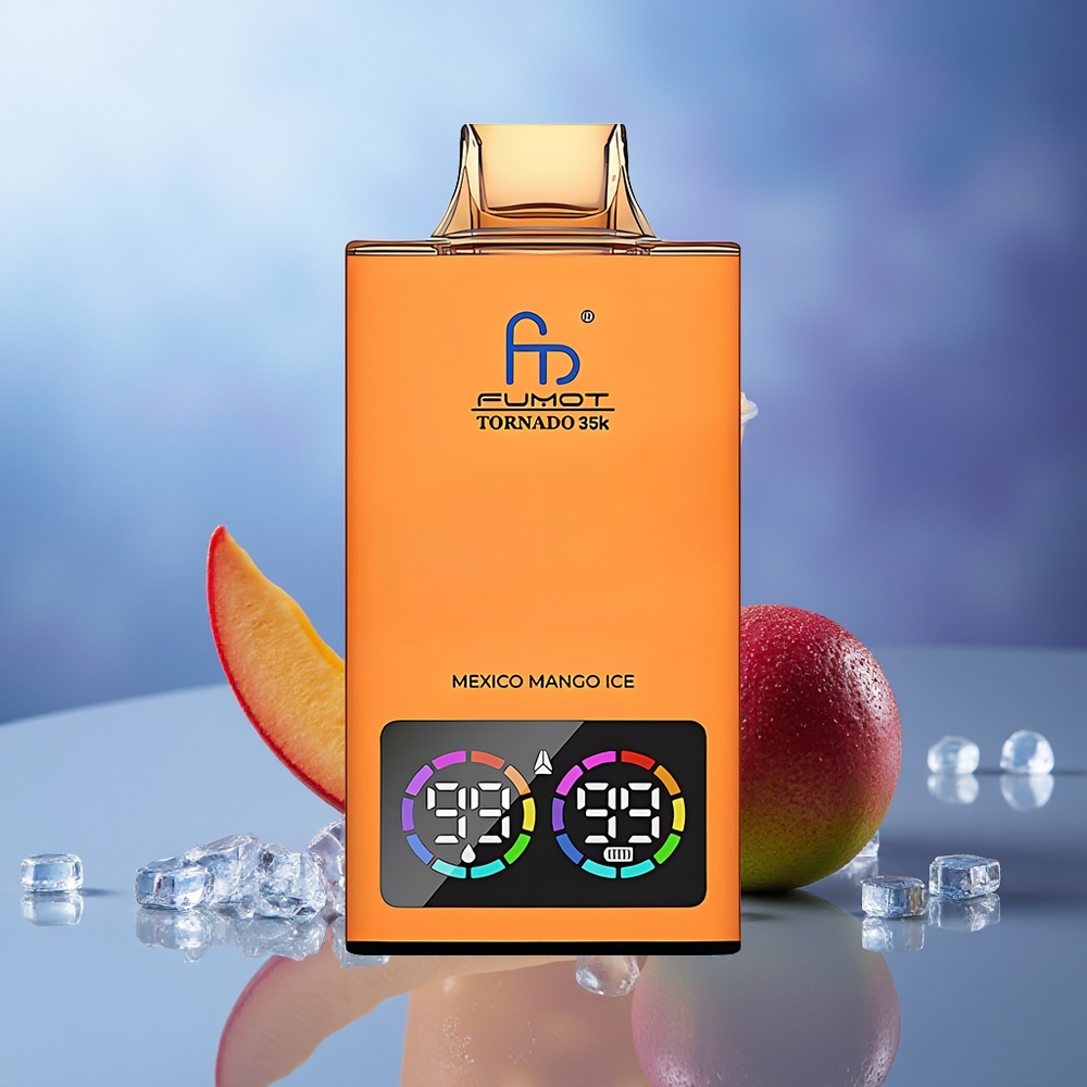 Fumot Tornado 35000 15ml Dual Mesh RGB Mango Hielo