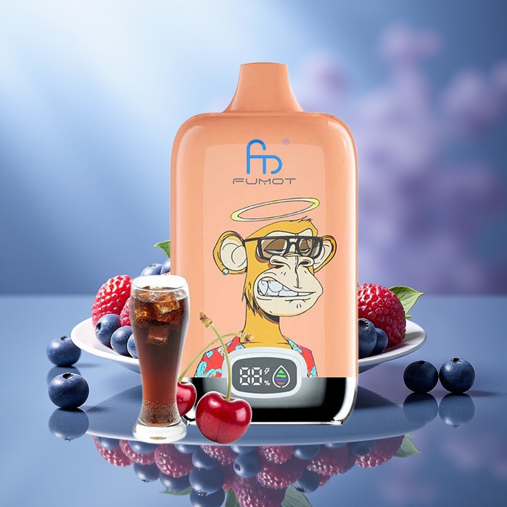 Fumot Tornado 12000 Puffs Carga Tipo-C Batería 550mAh Bayas Mixtas