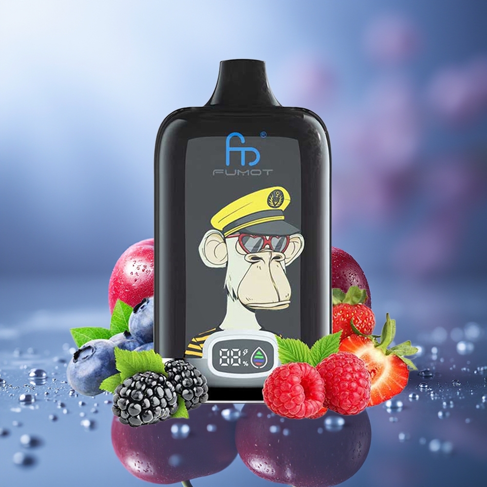 Fumot Tornado 12000 Puffs Cereza 20ml Malla Tipo-C