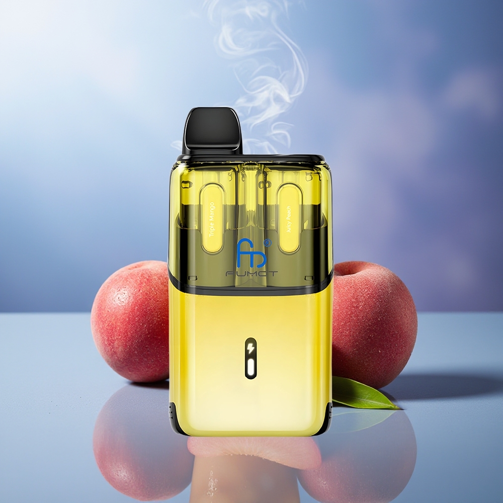 Fumot Ultra T32000 32000 Bocanadas Triple Mango - Melocotón Jugoso 800mAh 24ml Malla Avanzada Fumot Ultra T32000 32000 Bocanadas Triple Mango - Melocotón Jugoso 800mAh 24ml Malla Avanzada