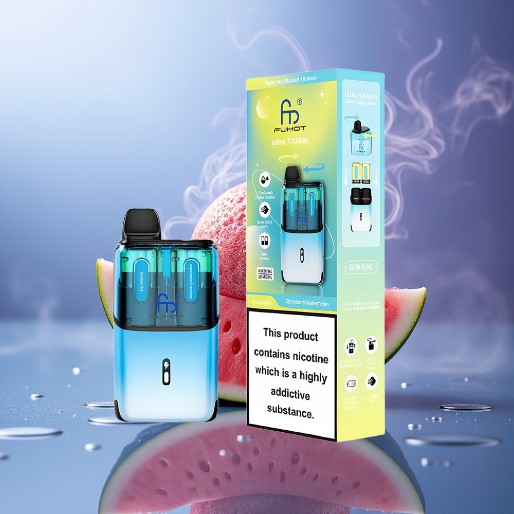 Fumot Ultra T32000 32000 Puffs 800mAh 24ml Bomba de Frutas - Fresa Sandía