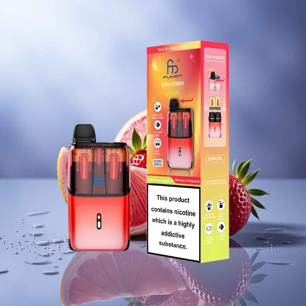 Fumot Ultra T32000 32000 Puffs 800mAh 24ml Fresa Pomelo - Fresa Pitahaya