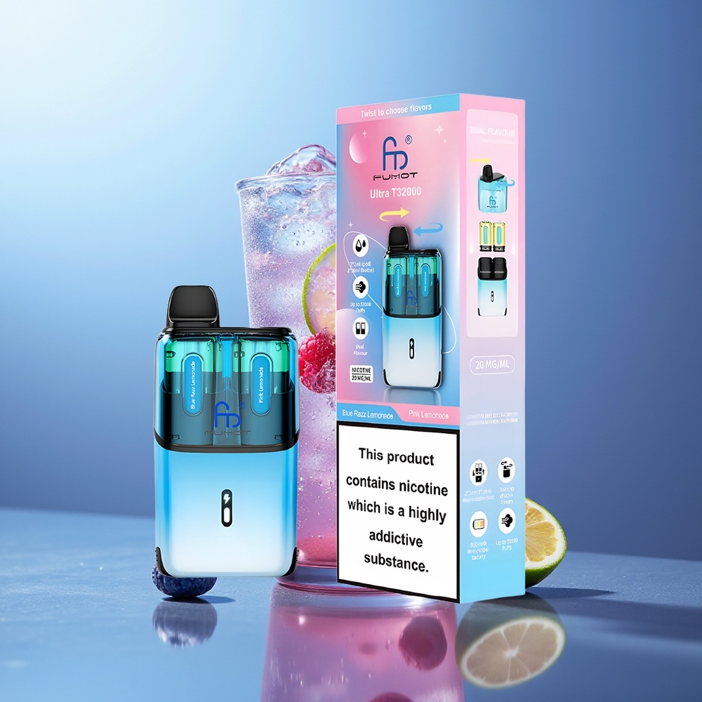Fumot Ultra T32000 32000 chupadas Blue Razz Lemonade - Pink Lemonade 24ml 20mg Malla Avanzada
