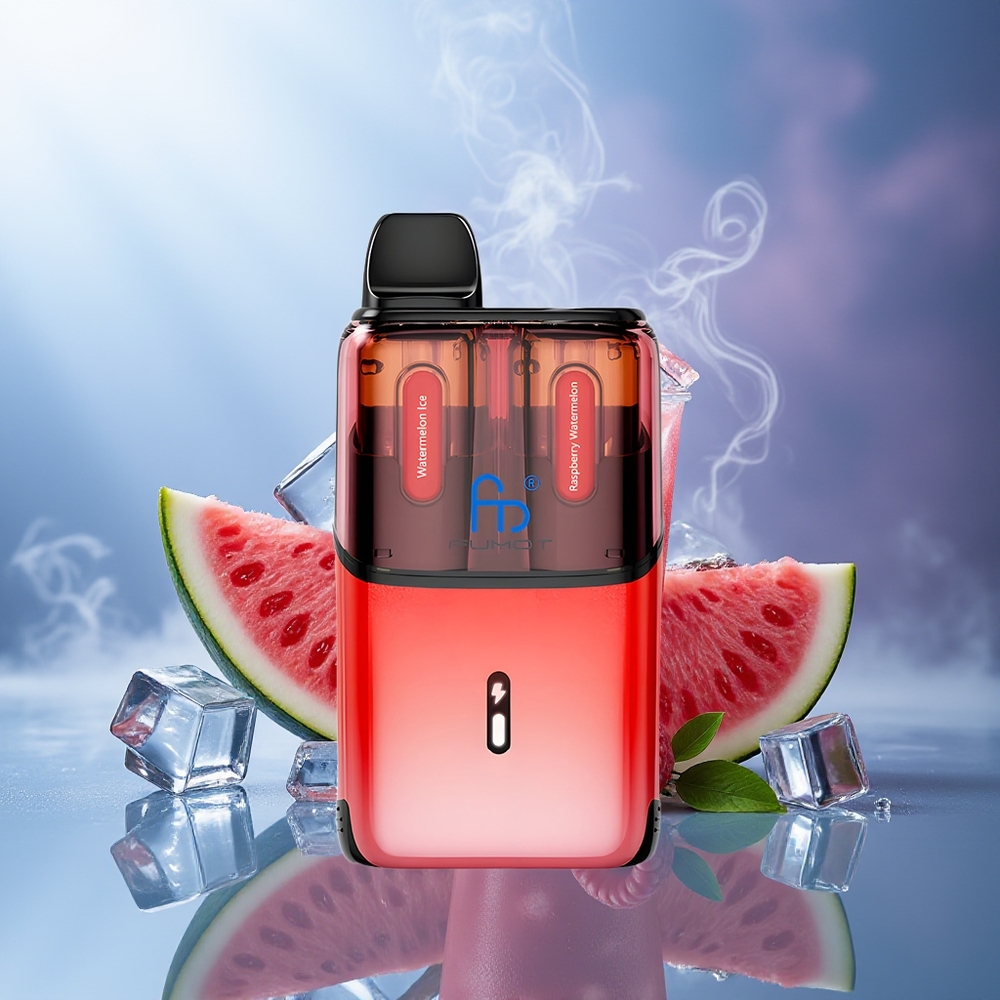 Fumot Ultra T32000 32000 chupadas Sandía Helada - Frambuesa Sandía 800mAh 24ml Tipo-C Fumot Ultra T32000 32000 chupadas Sandía Helada - Frambuesa Sandía 800mAh 24ml Tipo-C