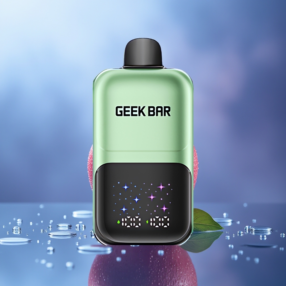 GEEK BAR 2GO 50000 Puffs Doble Manzana A&B Pantalla Grande Interactiva Niveles Ajustables Dual Tanques