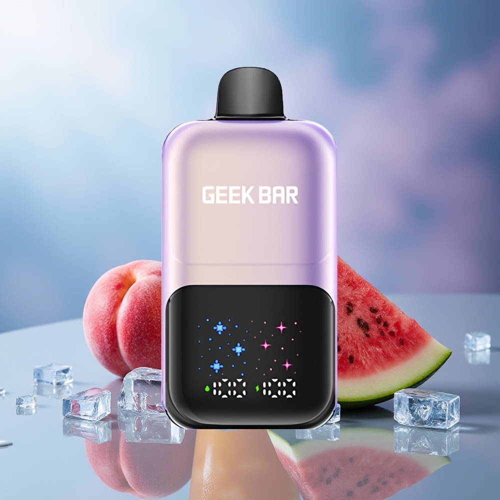 GEEK BAR 2GO 50000 Puffs Melocotón Mango Sandía Helada Pantalla Grande Batería Recargable