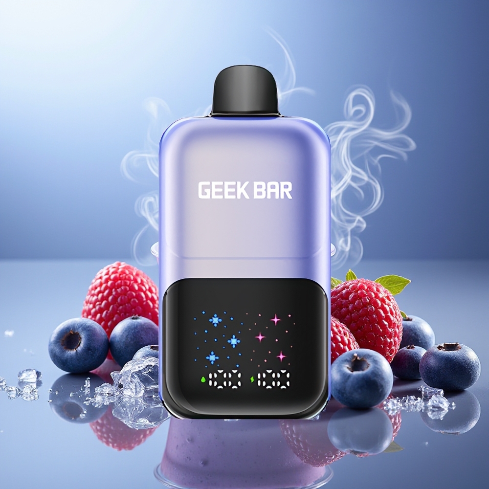 GEEK BAR 2GO 50000 Puffs Mixed Berries Ice Pantalla Grande 20ml Batería Recargable