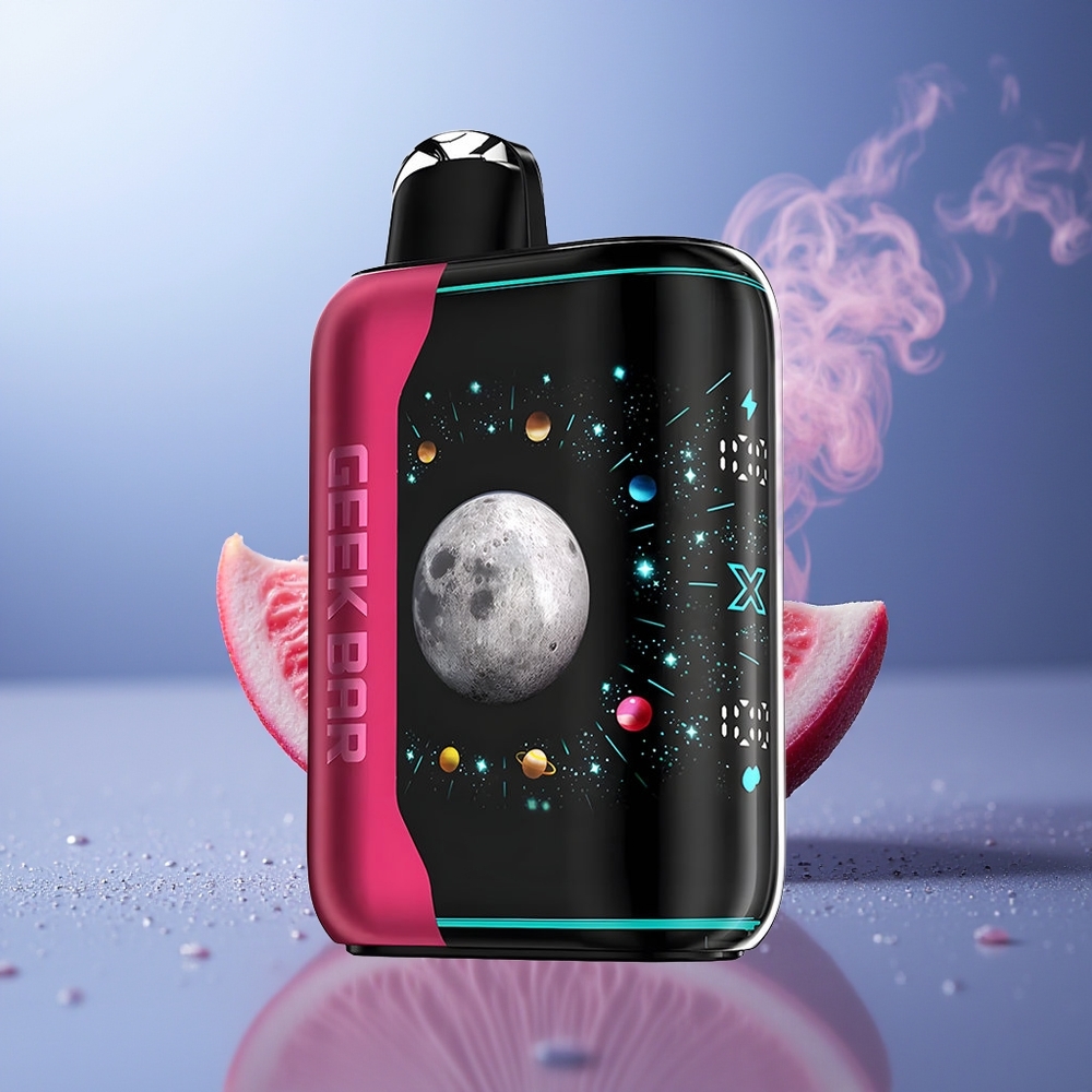 GEEK BAR Platinum Edition 25000 Bocados Polvo Rosa Ácido Dual Mesh Coil Pantalla Curva 3D