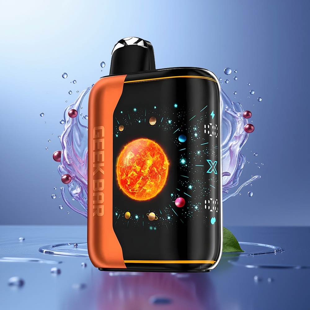 GEEK BAR Platinum Edition 25000 Puffs Punch Acero Platino Mate Dual Mesh