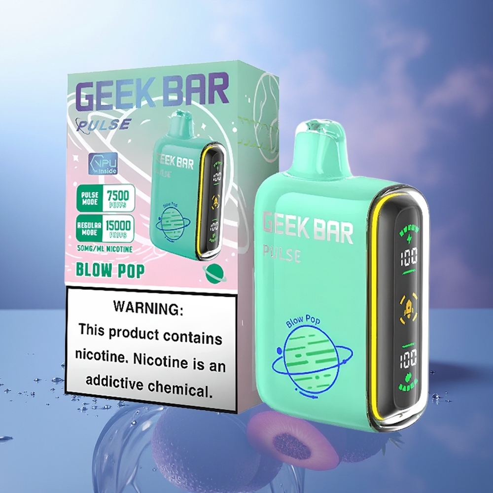 GEEK BAR Pulse 15.000 Puffs Melón Menta USB Type-C Planet Edition