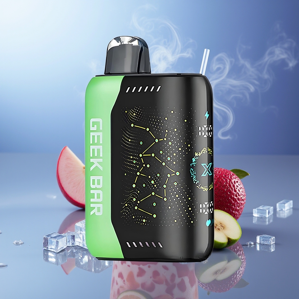GEEK BAR Pulse X 25000 Puffs Sabor Combinación Pantalla Curva 3D Dual Malla Carga USB Tipo-C