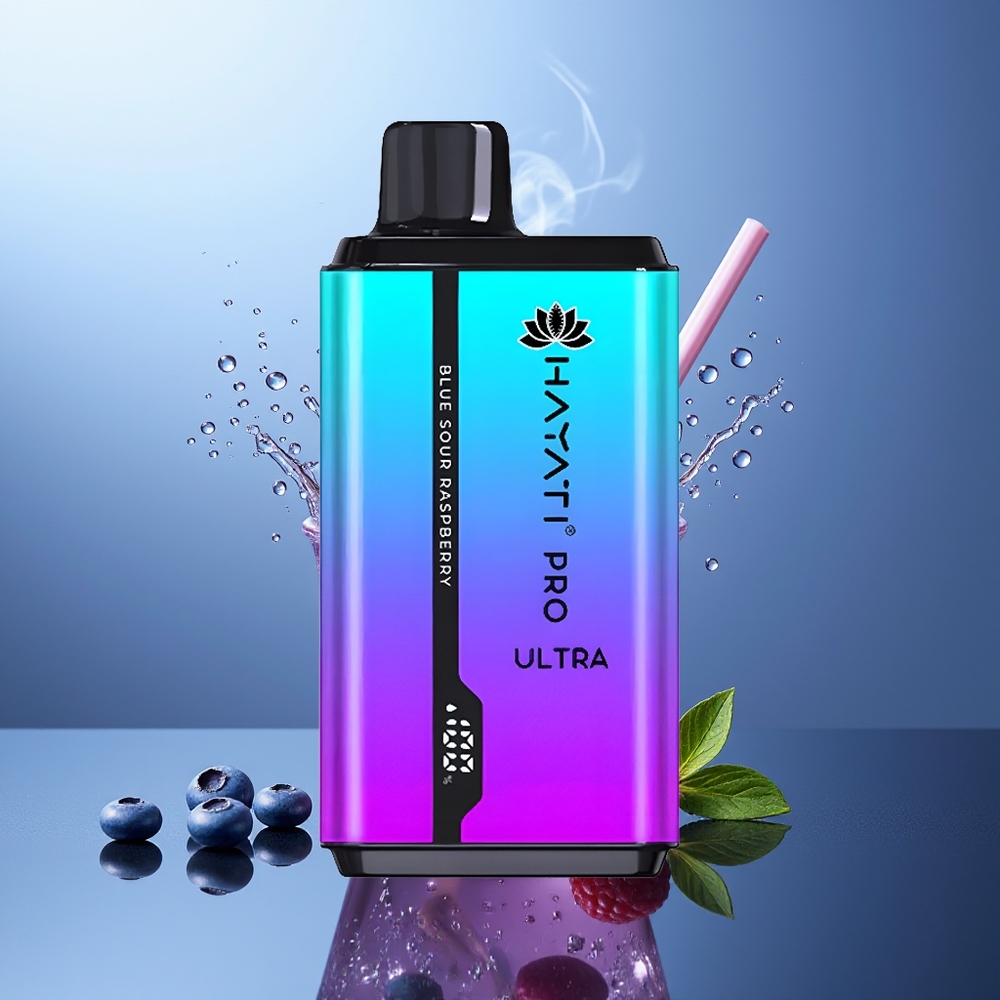 Hayati Pro Ultra 15000 Puffs Arándano Fresa Menta Frambuesa Menta 2 12ml 2% 850mAh