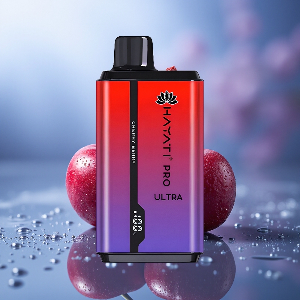 Hayati Pro Ultra 15000 Puffs Cereza Baya 850mAh 24ml 2%