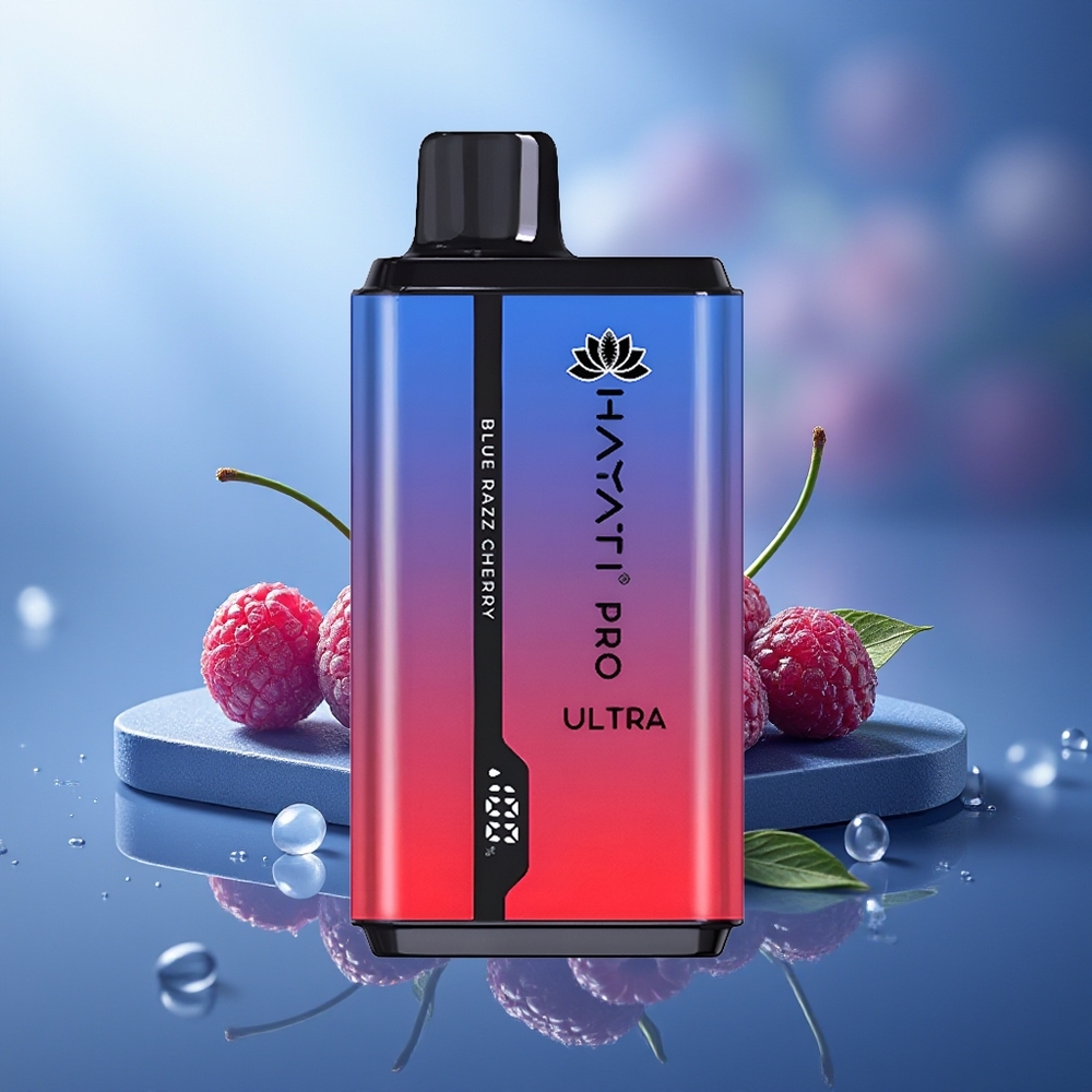 Hayati Pro Ultra 15000 Puffs Frambuesa Azul Cereza 850mAh 24ml 2%