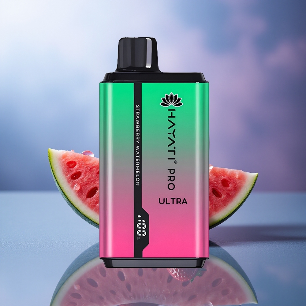 Hayati Pro Ultra 15000 Puffs Fresa Sandía 2 12ml 2%