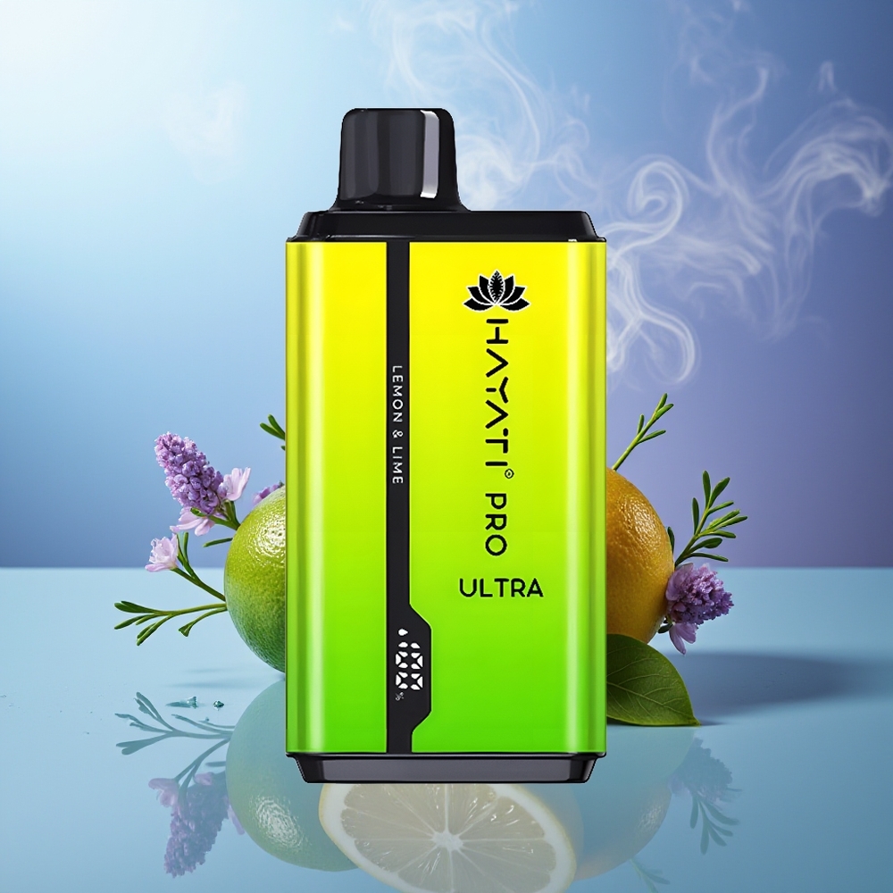 Hayati Pro Ultra 15000 Puffs Limón & Lima 2 12ml 2% 49 Sabores