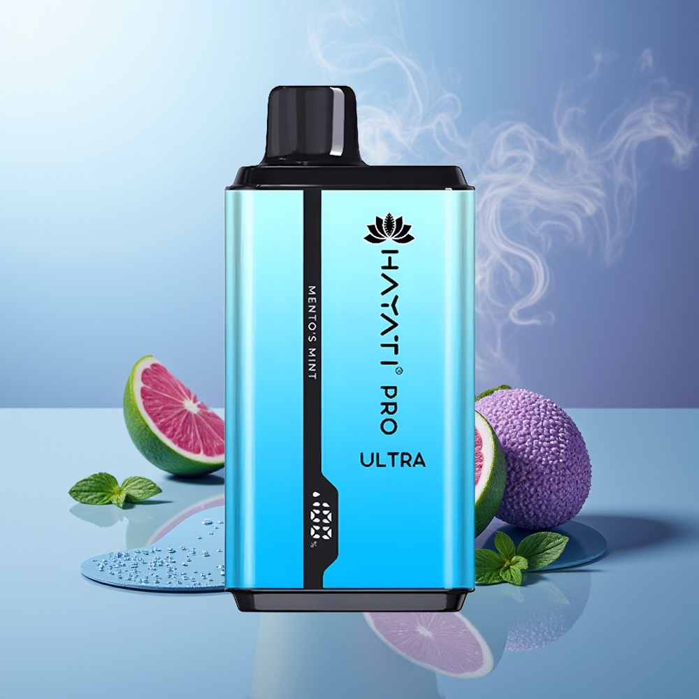 Hayati Pro Ultra 15000 Puffs Menta de Mento'S 2 12ml 2%
