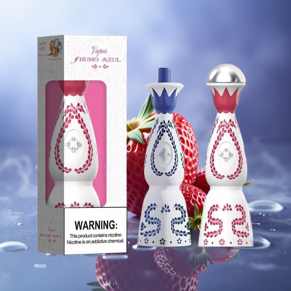 HUMO Azul 15000 Puffs Fresa Oso 20mL 5% 500mAh