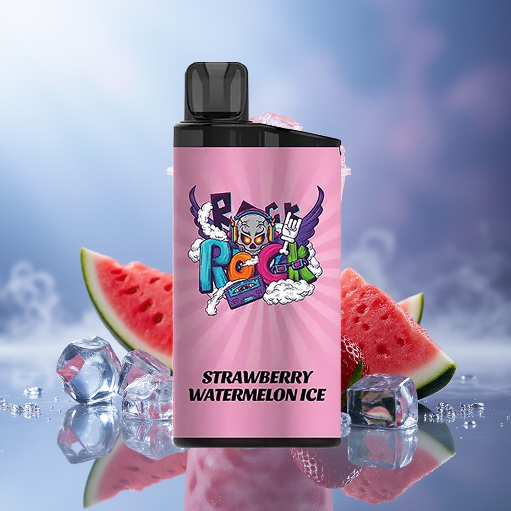 IGET Bar 3500 Puffs Vape Desechable Fresa Sandía Hielo 1.2 Ohm Mesh Coil 1400 mAh PC+ALU