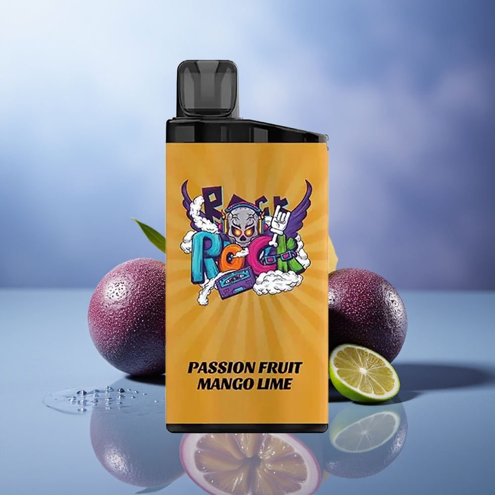 IGET Bar 3500 Puffs Vape Pasión Fruta Mango Lima PC+ALU 1.2 Ohm Mesh Coil